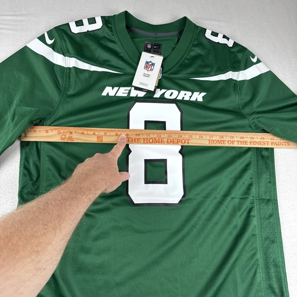 New!  Aaron Rodgers New York Jets Mens Nike On Field Jersey Large Green